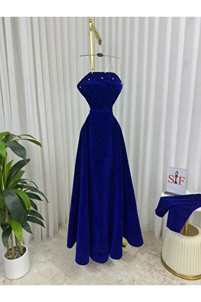 Banan dresses فستان سهره جوخ لمعه فصوص كبس