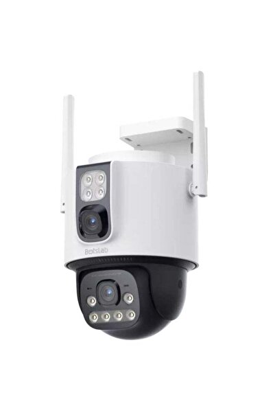 Botslab كاميرا مراقبة خارجية W315 ثنائية العدسة بتقنية PTZ - 4 ميجابكسل + 4 م...