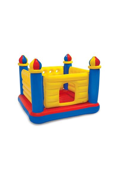 Intex Jump-O-Lene Inflatable Bouncer Castle House 1.75m x 1.75m x 1.35m