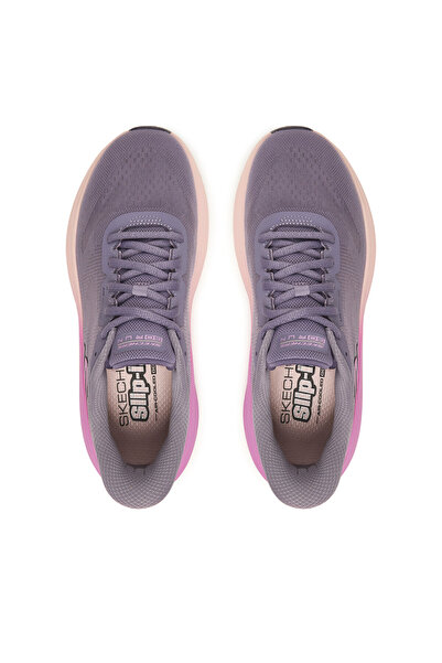 SKECHERS Women's Purple Textile/Trim Max Cushioning Endea Running Shoes