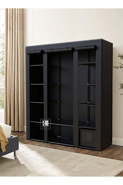 Roman Gifts Premium Portable Wardrobe Closet Clothes Organizer 175x130x45 cm