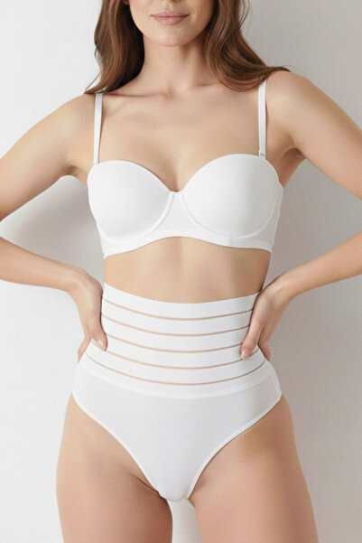 MILANOFOX High Waist Shaping Corset Bikini Panties – Shaping / Sculpting Elastic Textures