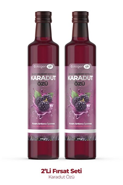 COLLAGEN LIFE Karadut Özü 670 Gr 2'Li