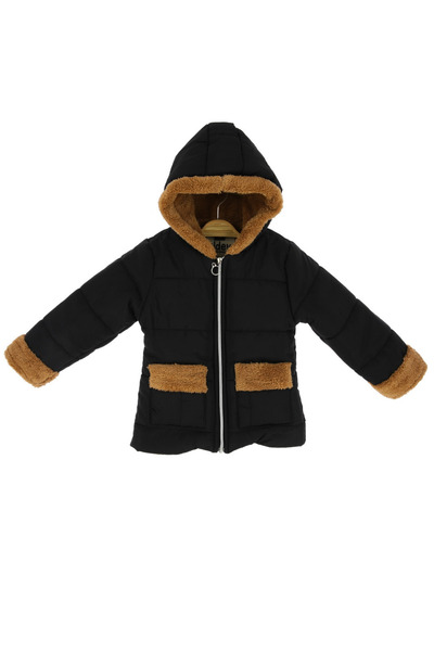 CRASSİ Girl's Coat Hooded Fur