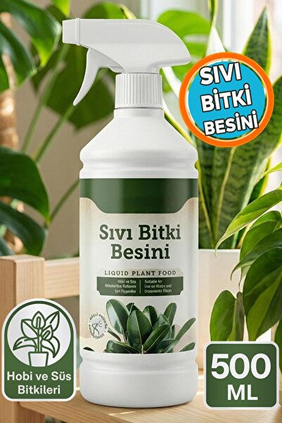 NZB Sıvı Bitki Besini Hobi ve Süs Bitkileri İçin Besleyici Onarıcı Adapte Edici 500 ml Bitki Vitamini