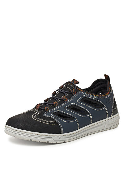 Rieker men's shoes navy blue 08665-14