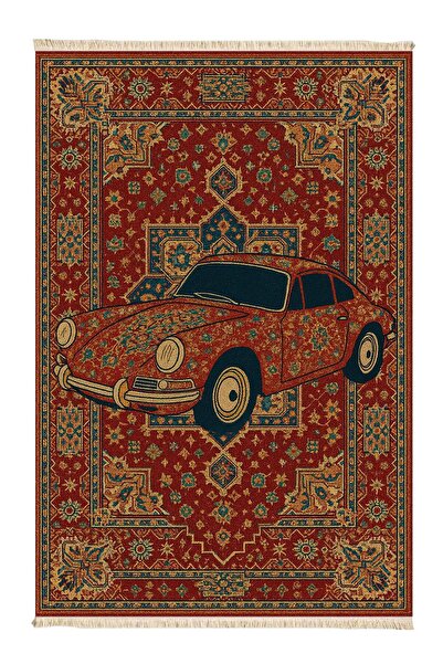 Markaev Bordo Car Dokuma Taban Halı 498 YNG