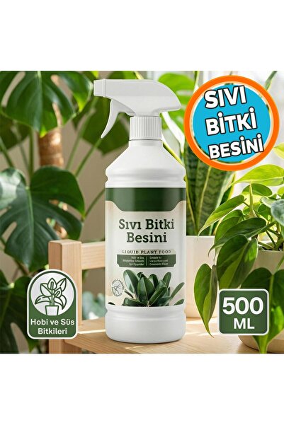 NZB Sıvı Bitki Besini Hobi ve Süs Bitkileri İçin Besleyici Onarıcı Adapte Edici 500 ml Bitki Vitamini