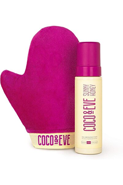 Coco & Eve Sunny Honey Bali Bronzing Self Tanner Mousse Set (Medium) (200ml)