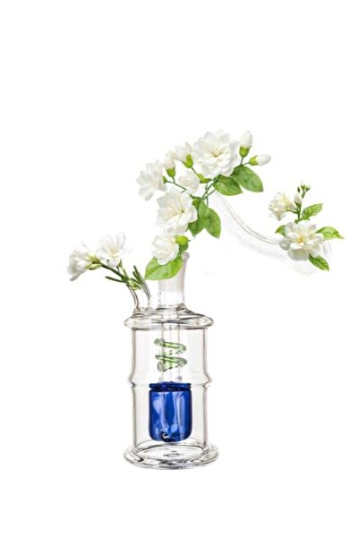 Generic Mini Glass Home Decorative Heat Resistant Oil Lamp Vase for Long lasting Use