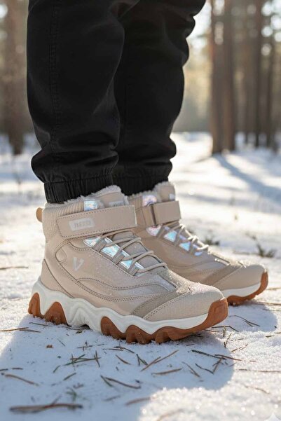 Vicco Cizme ortopedice pentru copii cu talpă din cauciuc și blană în interior