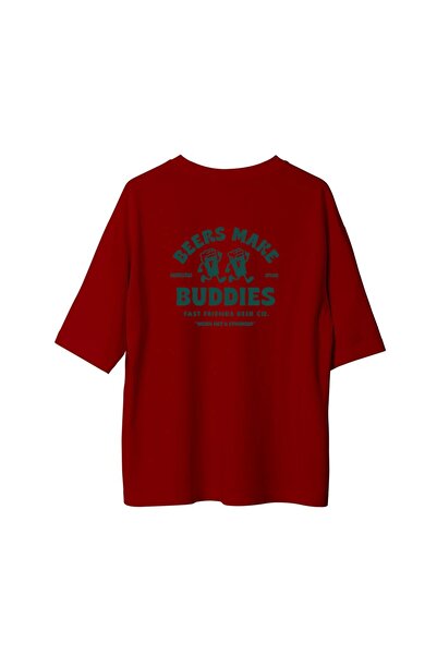 CANDLEMASTORE Beer Buddies - Oversized T-Shirt