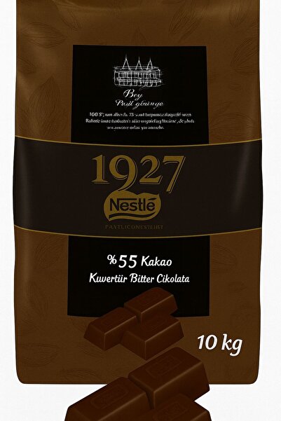 Nestle 1927 Bitter Kuvertür Çikolata 10 Kg