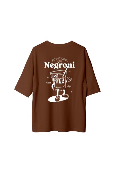 CANDLEMASTORE Negroni Night - Oversized T-Shirt