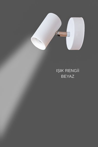 Fer Avize Spot 360 Modern Design Single Movable Sconce (White Light) Indoor Wall Lighting Hall Cafe Office