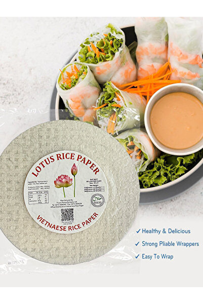 Trendyol Generic ورق أرز ٢٢ سم | ١١٠ غرام | ١١ ورقة، من إنتاج شركة ثونغ هانغ، مستورد من فيتنام