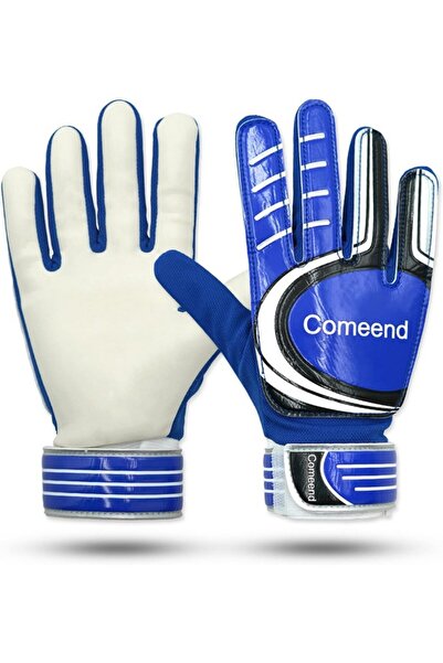 Comeend Manusi albastre de portar din latex reglabile pentru copii, marime 5,