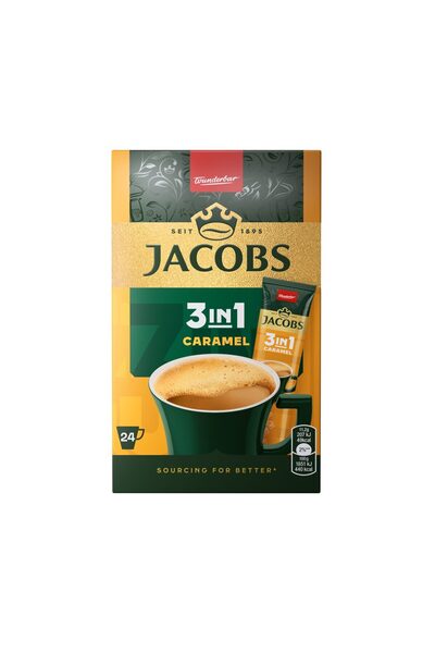 Jacobs 3in1 Caramel Taste 11.2GR x 24 plicuri