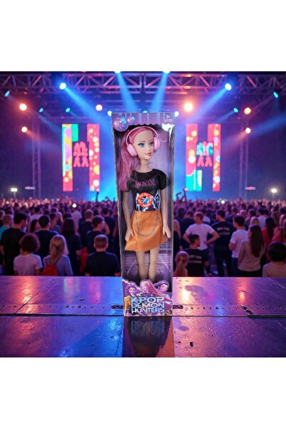 First Choice Păpușa MIRA K-pop Demon Hunters, 60 cm înălțime, cântă melodii.papusa faimoasă MIRA