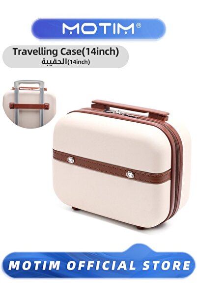 MOTIM حقيبة سفر صغيرة محمولة مقاس 14 بوصة، حقيبة تخزين مقاومة للماء، غلاف صلب...