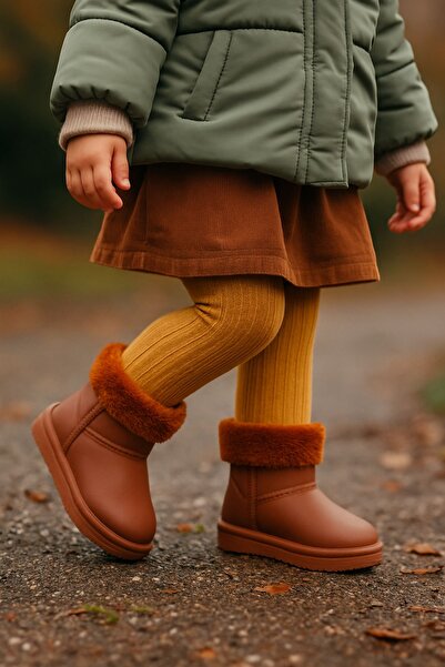 TUANA TARZ kız cocuk botu su gecirmez bot kar botu ortopetik sıcak tutar