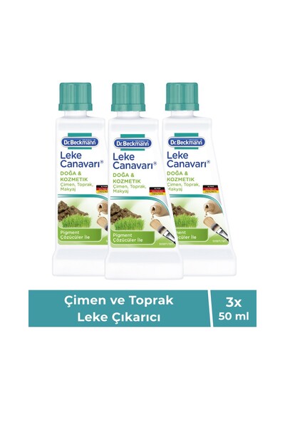 Dr.Beckmann Zorlu Çimen, Toprak ve Makyaj Lekeleri İçin Etkili Formüllü Leke ...