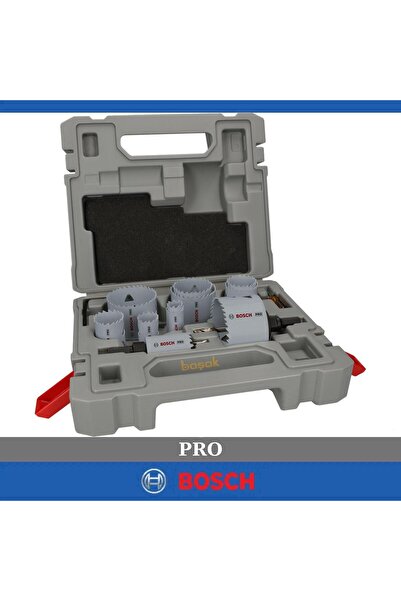 Bosch PRO 17 Parça HSS-Bimetal Panç Seti Ahşap ve Metal için