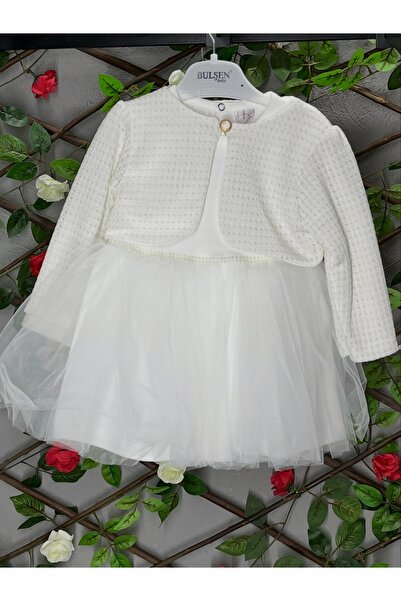 Babystore Kız Kırçıllı Hırkalı Elbise