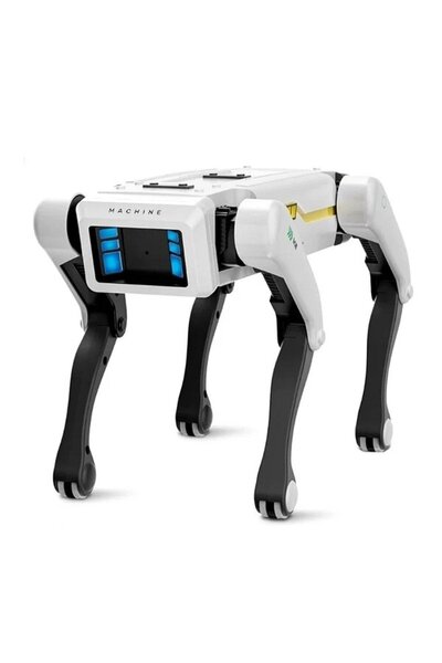 iUni 8002 Câine Robot Inteligent - Telecomandă, Aplicație, Comenzi Vocale, Programabil, Interactiv pentru peste 25 de persoane