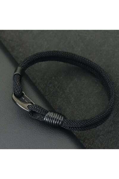 LIGANT Liqnat Black Fabric Bracelet