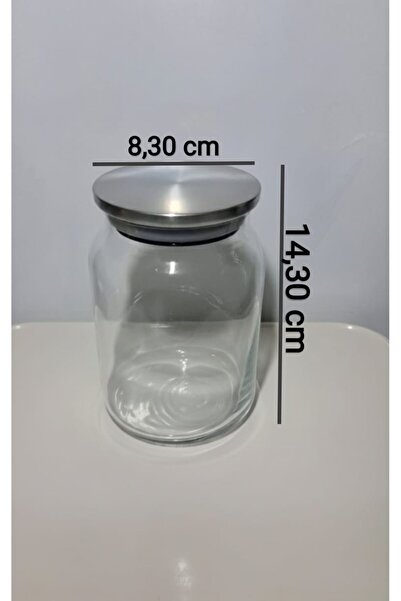 ÖZ HOME Vacuum Metal Lid Storage/Organization Jar 900 ml