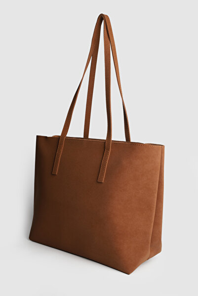 La La'Graccio Paris Lagraccio Paris Women's Katty Oversized Suede Shoulder Bag