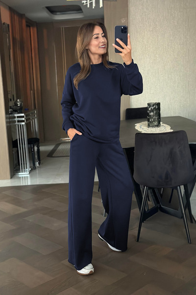 BayBayan Bluză cu gât rotund, mânecă lungă, talie înaltă, cu șnur, croială co...