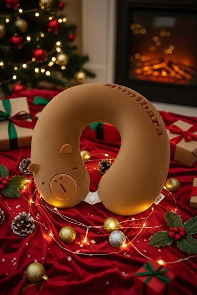 Miniso Pişirme Serisi Hafızalı Köpük Boyun Yastığı Ucu Baskılı (Mimibara)