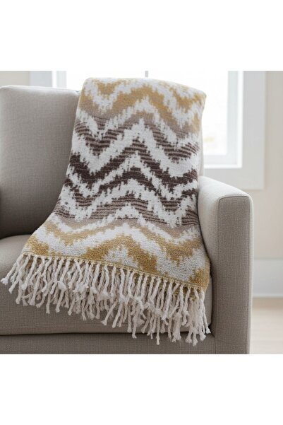 Comfort Craft Cream Single 4 Season Cotton Blanket 150*200cm Balcony / Tv Blanket