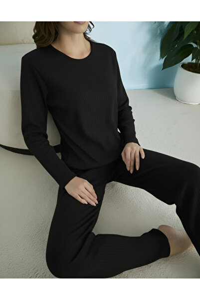 YAKAMEL ΓΥΝΑΙΚΕΙΟ ΣΕΤ ΠΙΤΖΑΜΑΣ ΜΕ ΤΥΛΙΓΜΕΝΟ ΣΧΕΔΙΟ ΚΑΙ ΛΕΠΤΗ ΥΦΗ