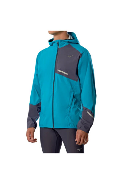 MIZUNO Waterproof 20K Er Men's Raincoat Blue