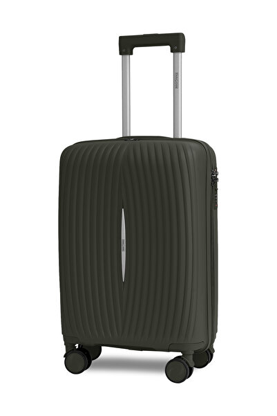 PARAJOHN SkyRoll 20-Inch Cabin-Size (Small) PP Hard Case Luggage Trolley Bag with 8 Spinner Wheels and Lock