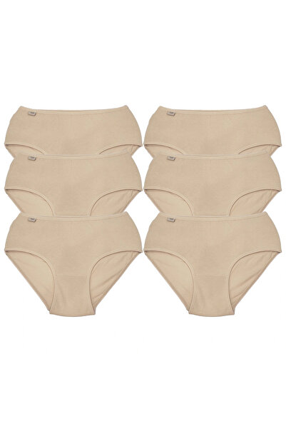 Tutku 922 Ribana Kadın Bato Külot 6'lı Ten L