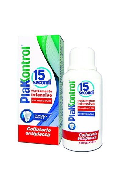 PlaKKontrol Στοματικό διάλυμα με 0,3% χλωρεξιδίνη, δράση 15 δευτερολέπτων, εν...