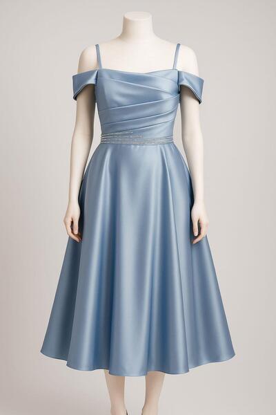 Miss Hely Girls Kids KIZ GENÇ 3264 BELİ TAŞLI ABİYE GKMH0034