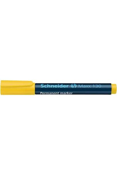 SCHNEIDER Set 10 markeri permanent, vârf rotund, 1-3 mm, galben