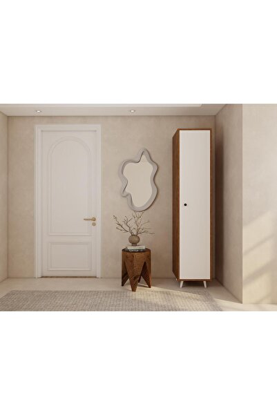 Masif Market Volta Çok Amaçlı Banyo/Kiler Dolabı Amalfi Beyaz Renk