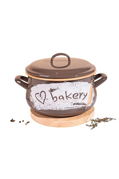 Metalac Oala 4l cu capac Bakery /20cm/4l