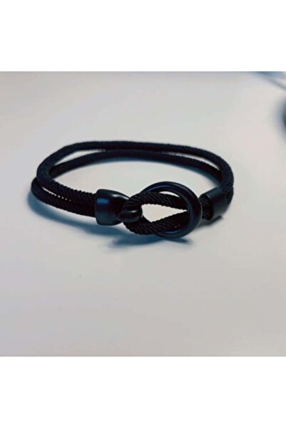 LIGANT Liqnat Black Fabric Bracelet