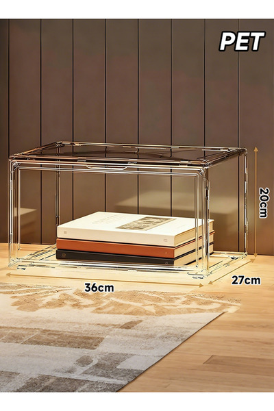 Generic Book protection case with detachable and transparent storage compartment