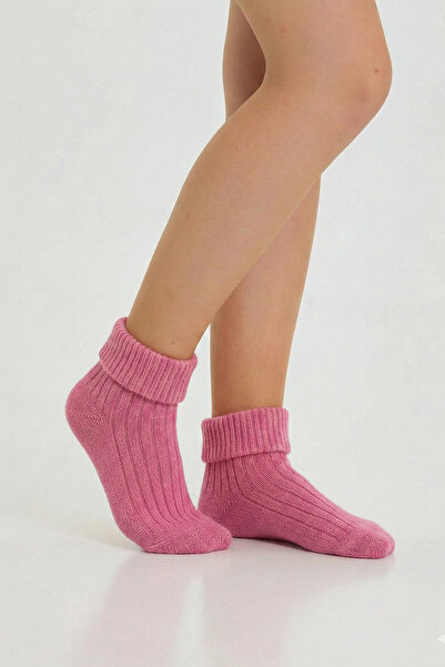 Clandestino Winter Wool Women's Socks Pink