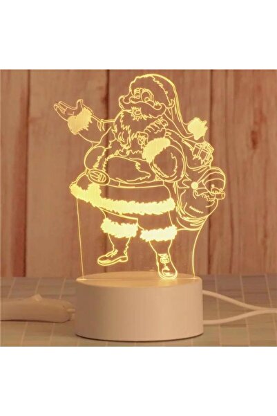 Fatio مصباح ليلي إبداعي ثلاثي الأبعاد من الأكريليك، مصباح صغير مزخرف لغرفة ال...