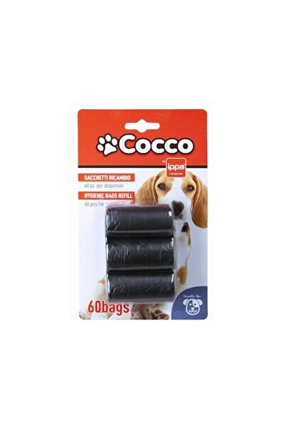 Cocco Set de 60 de pungi igienice pentru câini,