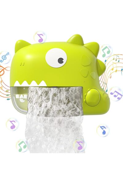 DQMOON Jucarie baie aparat automat de bule cu dinozauri si muzica pentru copi...